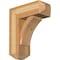 Ekena Millwork Thorton Craftsman Rough Sawn Bracket w/ Offset Brace, Western Red Cedar, 8"W x 20"D x 24"H BKT0806X20X24THR04RWR - alternate 1